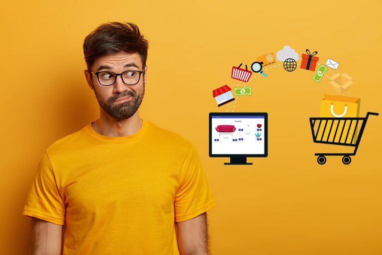 photo-hesitant-bearded-man-looks-aside-smirks-face-has-puzzled-expression-tries-decide-something-dressed-casual-yellow-t-shirt-poses-vibrant-wall-wonders-what-he-sees